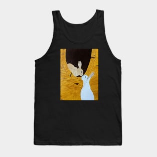 Bunnies in a treehole Tank Top